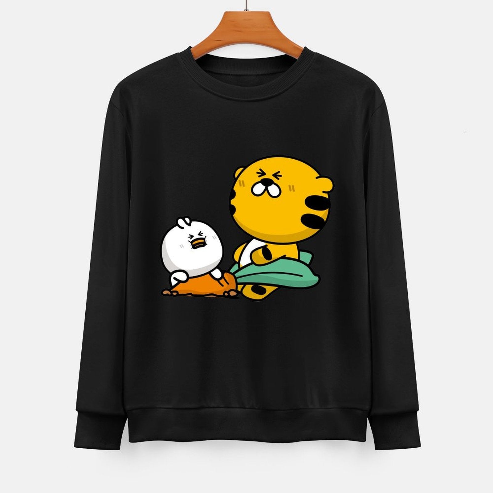 Front Patterned Long Sleeve TopLifestyleLine ActiveLine